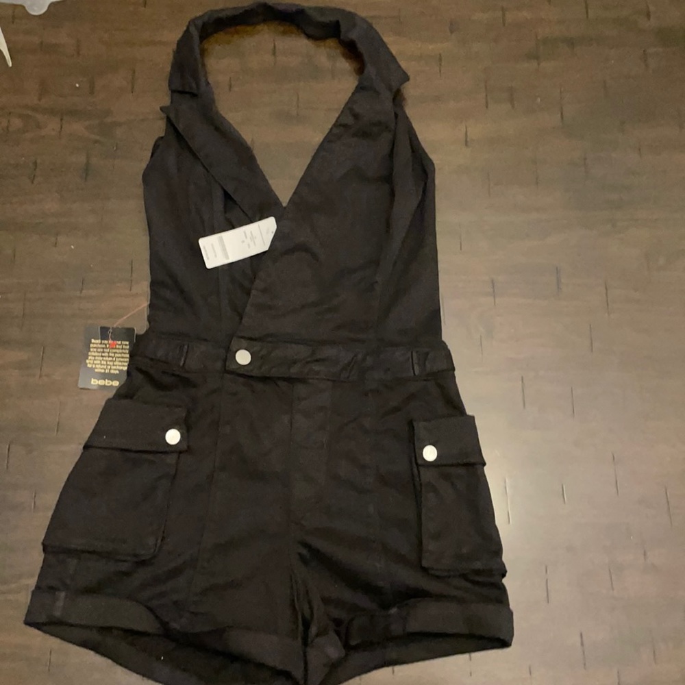 Bebe black romper